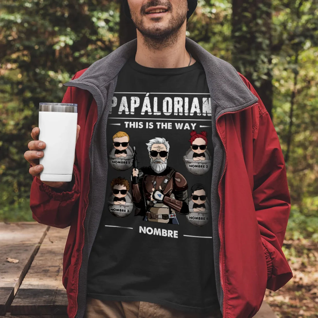 UNISEX T-SHIRT Front Dark