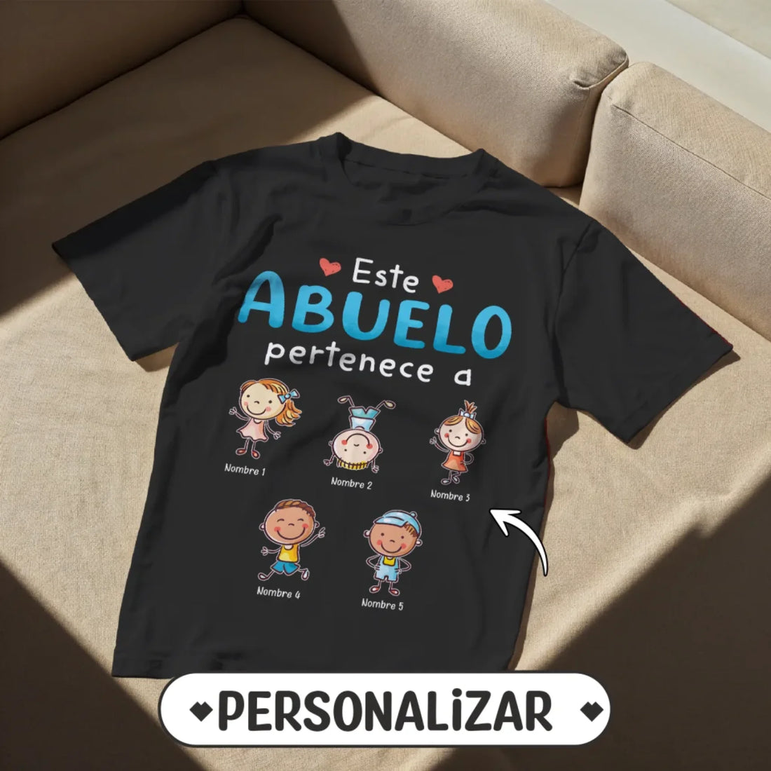 UNISEX T-SHIRT Front Dark