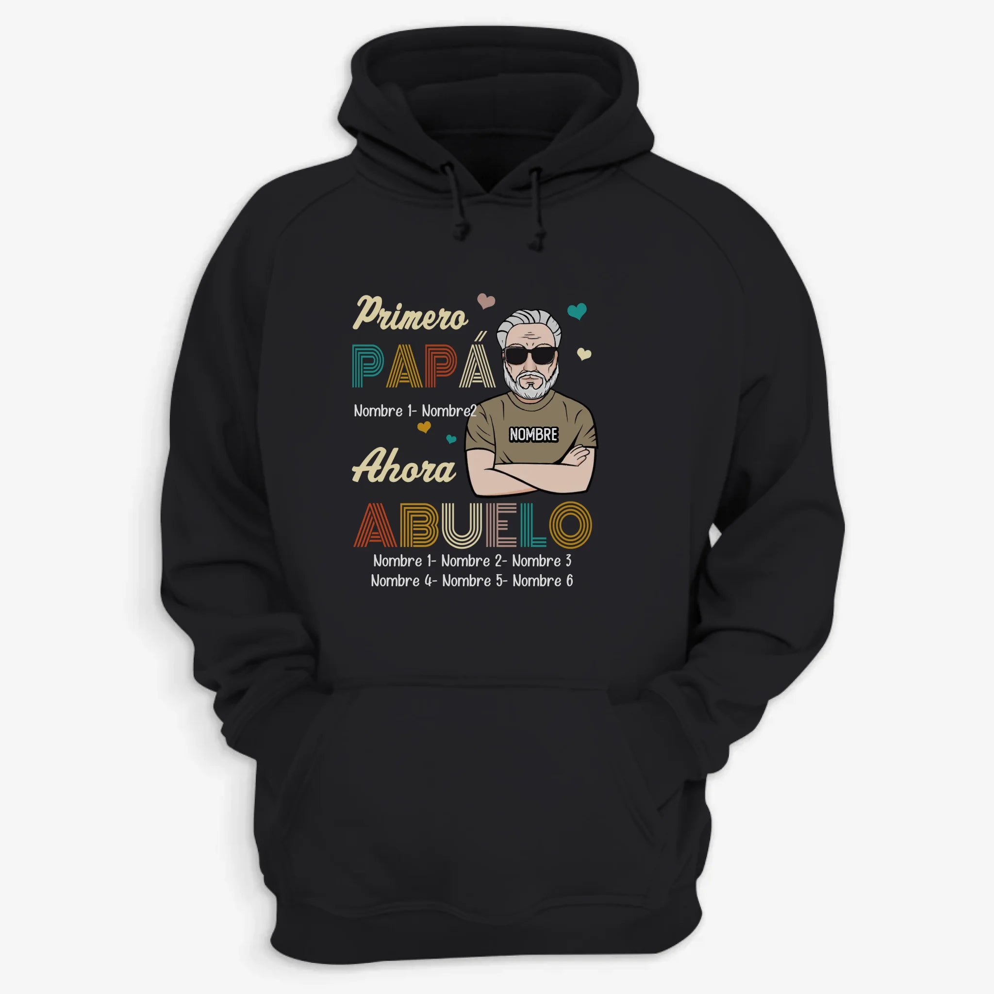 UNISEX HOODIE Front Dark