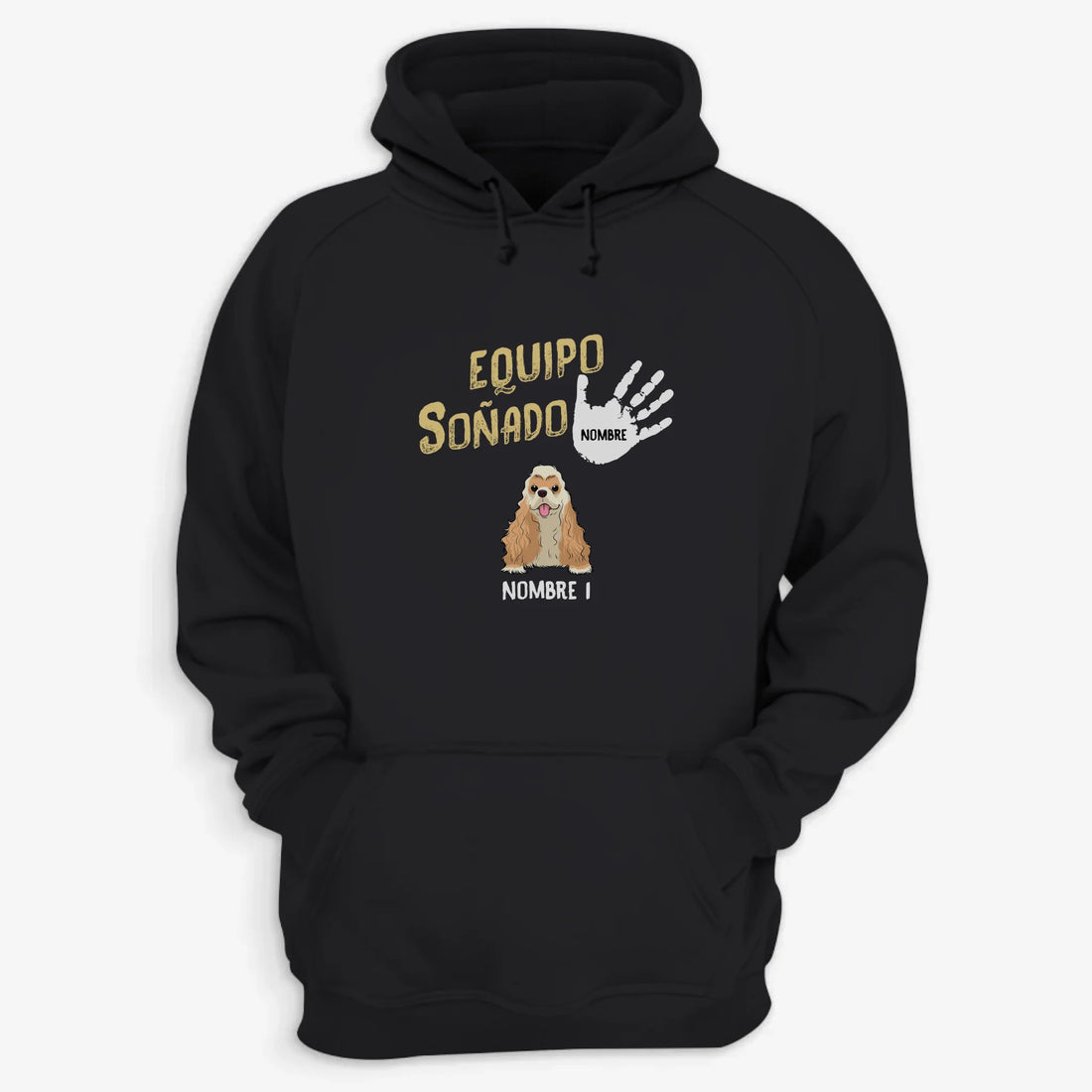 UNISEX HOODIE Front Dark