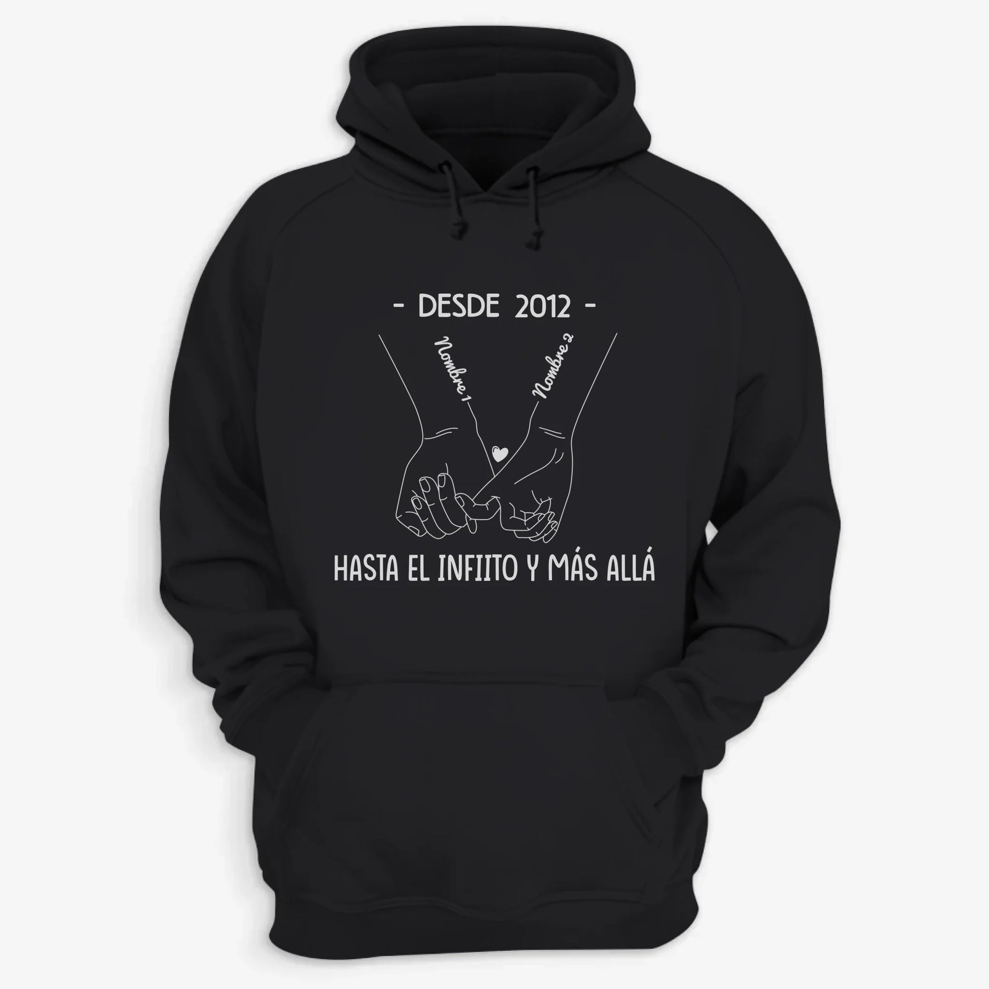UNISEX HOODIE Front Dark