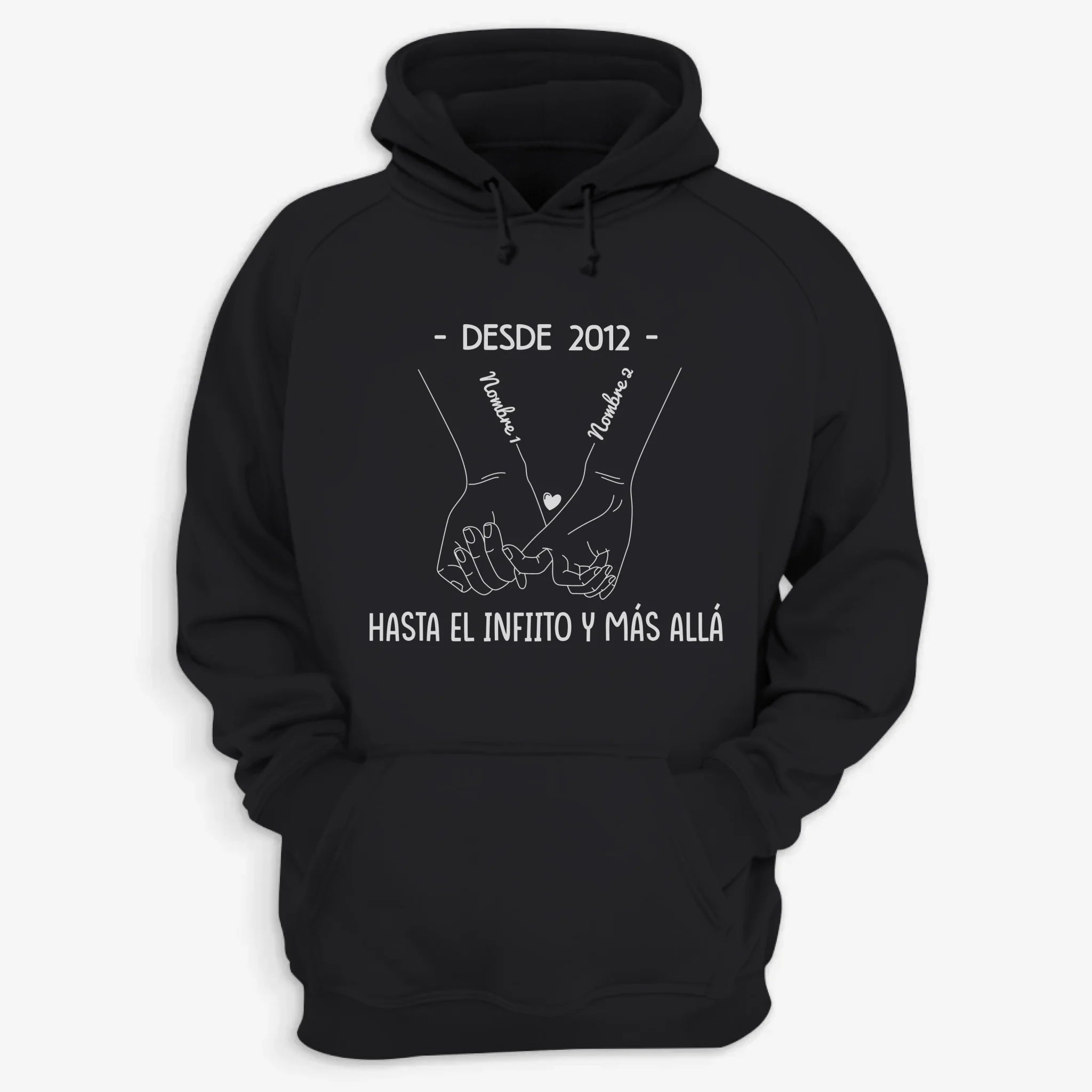 UNISEX HOODIE Front Dark