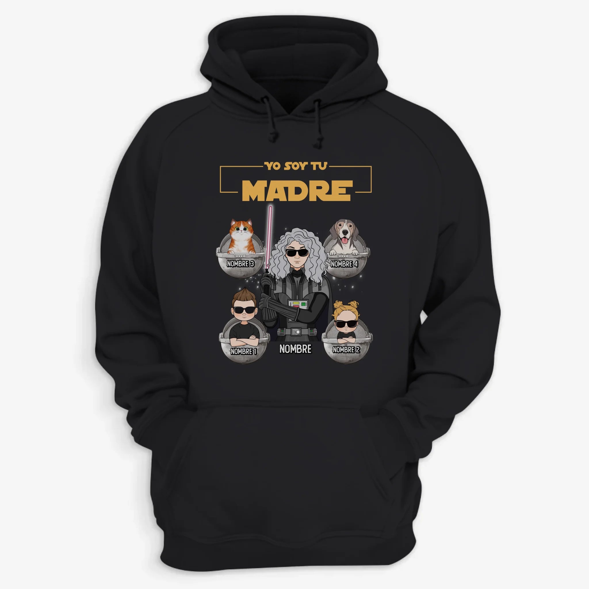 UNISEX HOODIE Front Dark