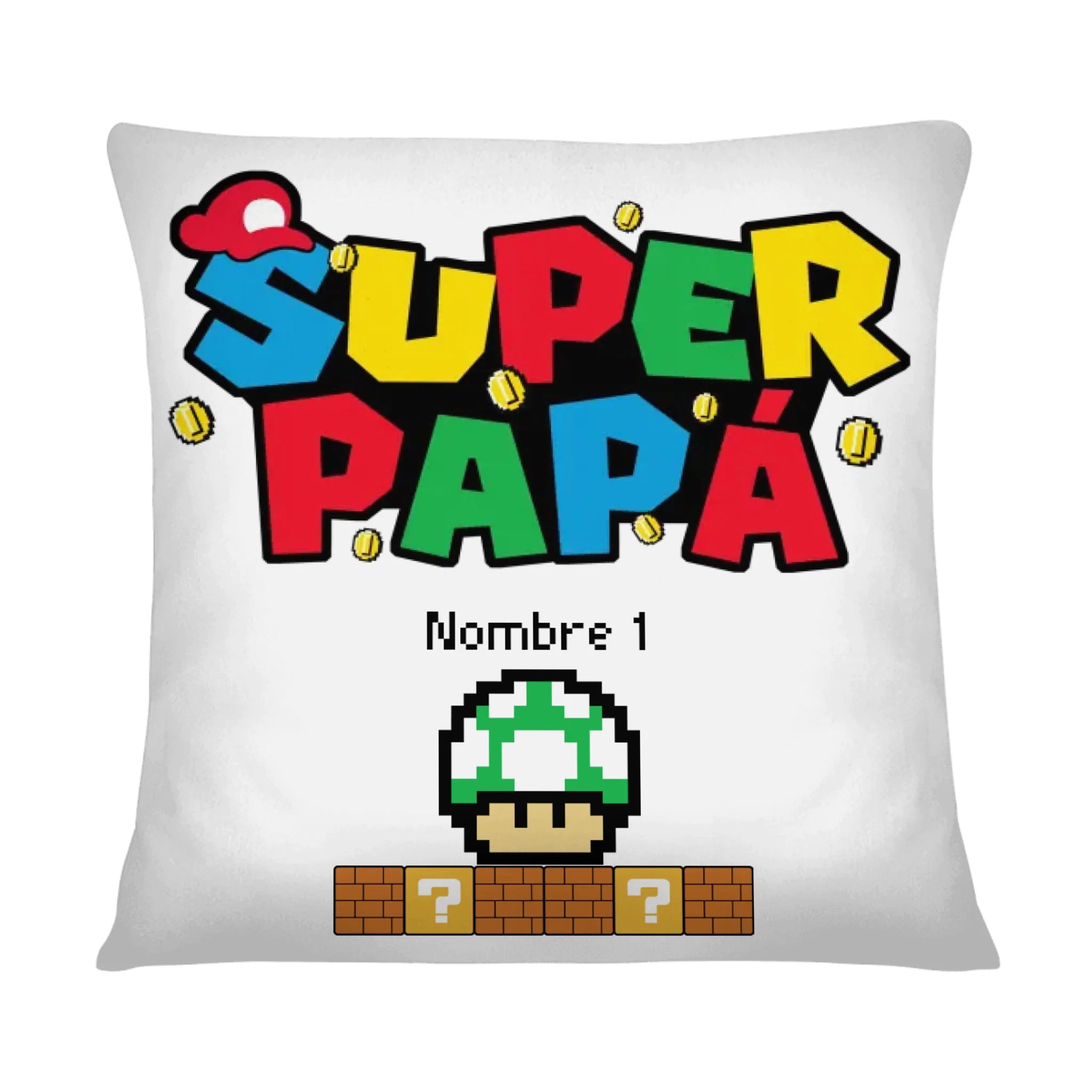 Super papá - Cojín personalizado para padre