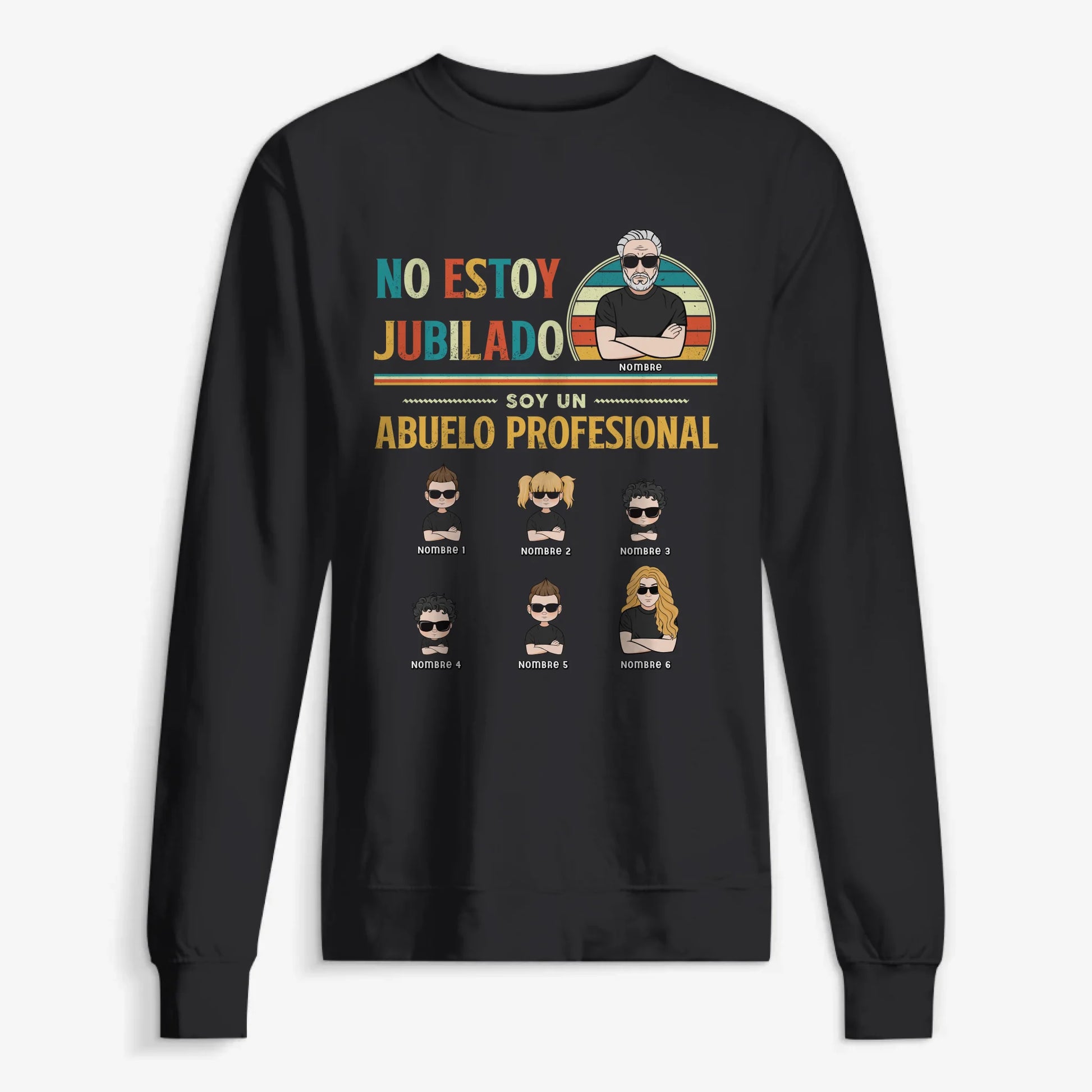 UNISEX SWEATSHIRT Front Dark