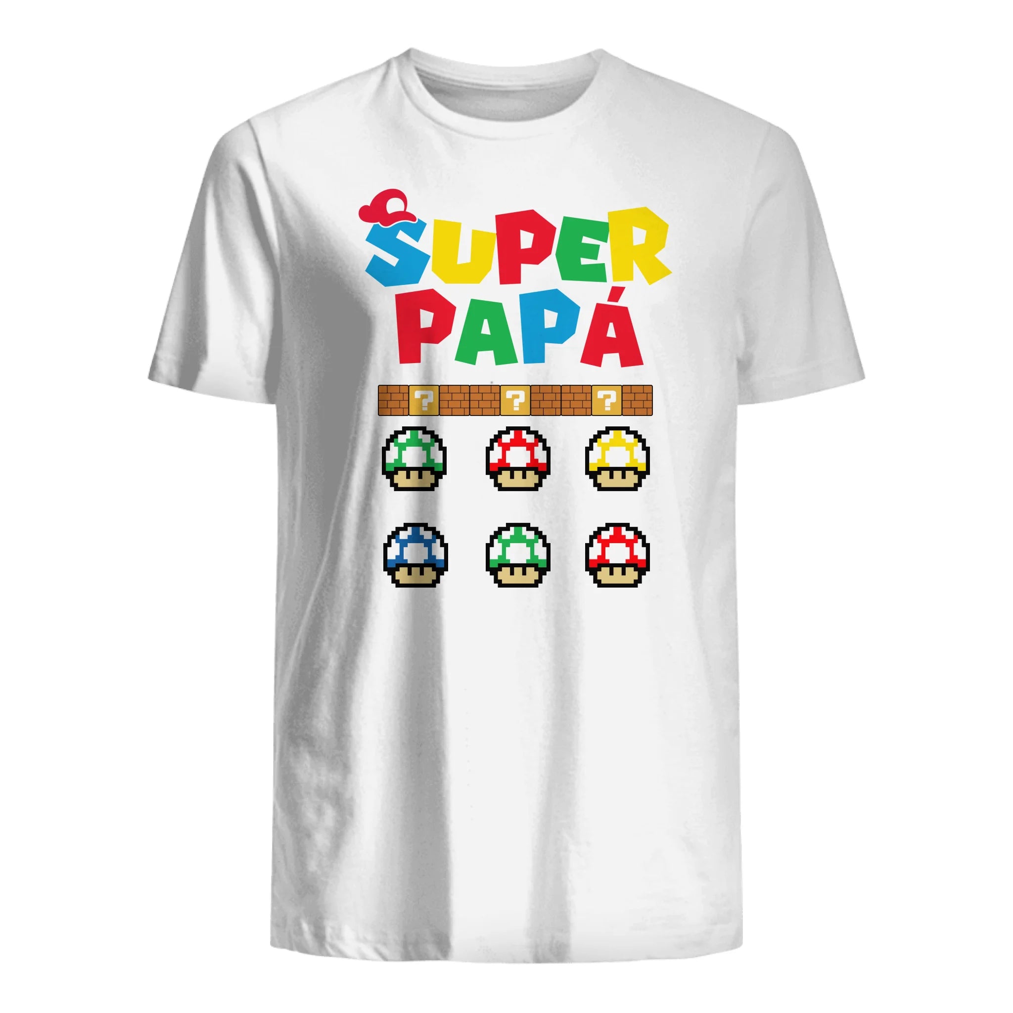 Personalizar Camisetas Para Papá | Personalizado Regalo Para Padre | Super papá