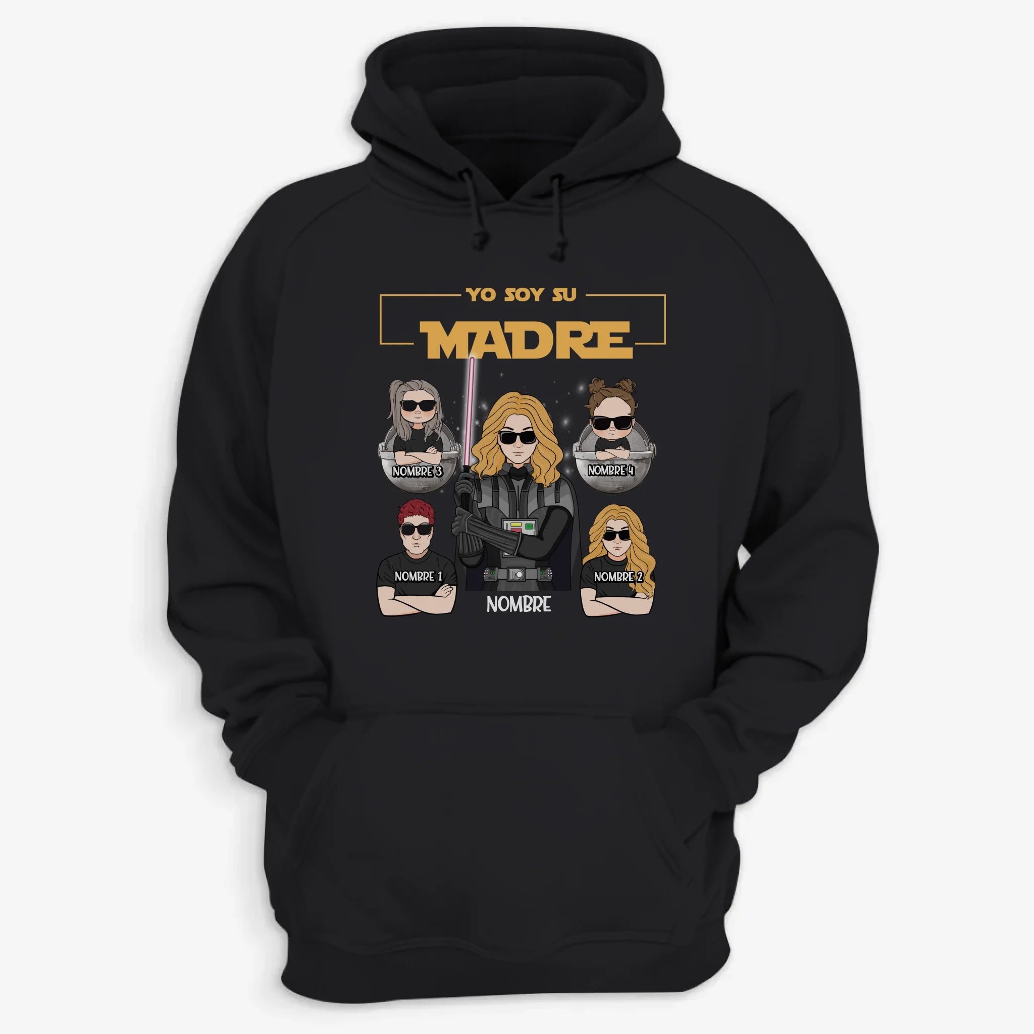 UNISEX HOODIE Front Dark
