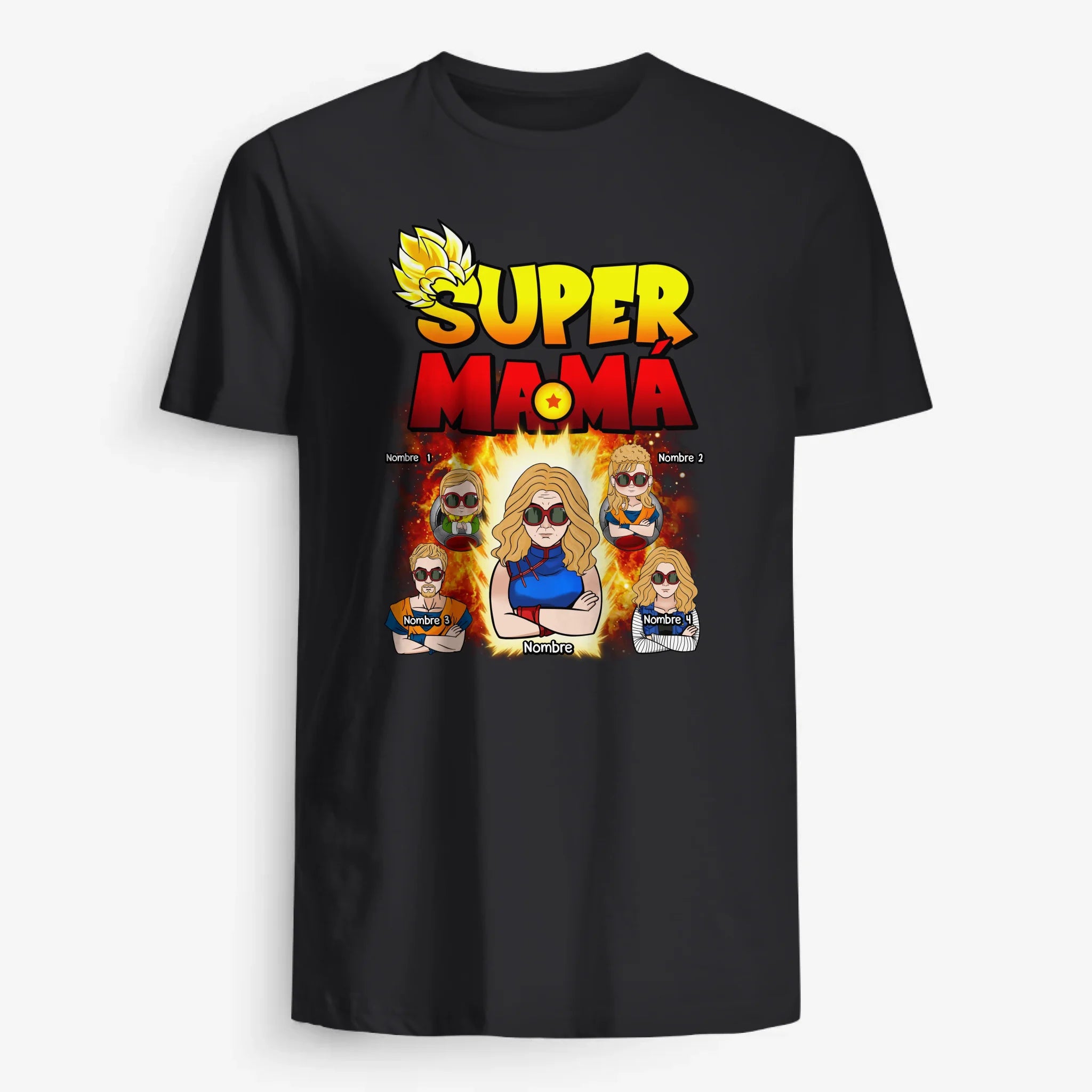 Personalizar Camisetas Para Mamá| Super Mamá DB ver 2