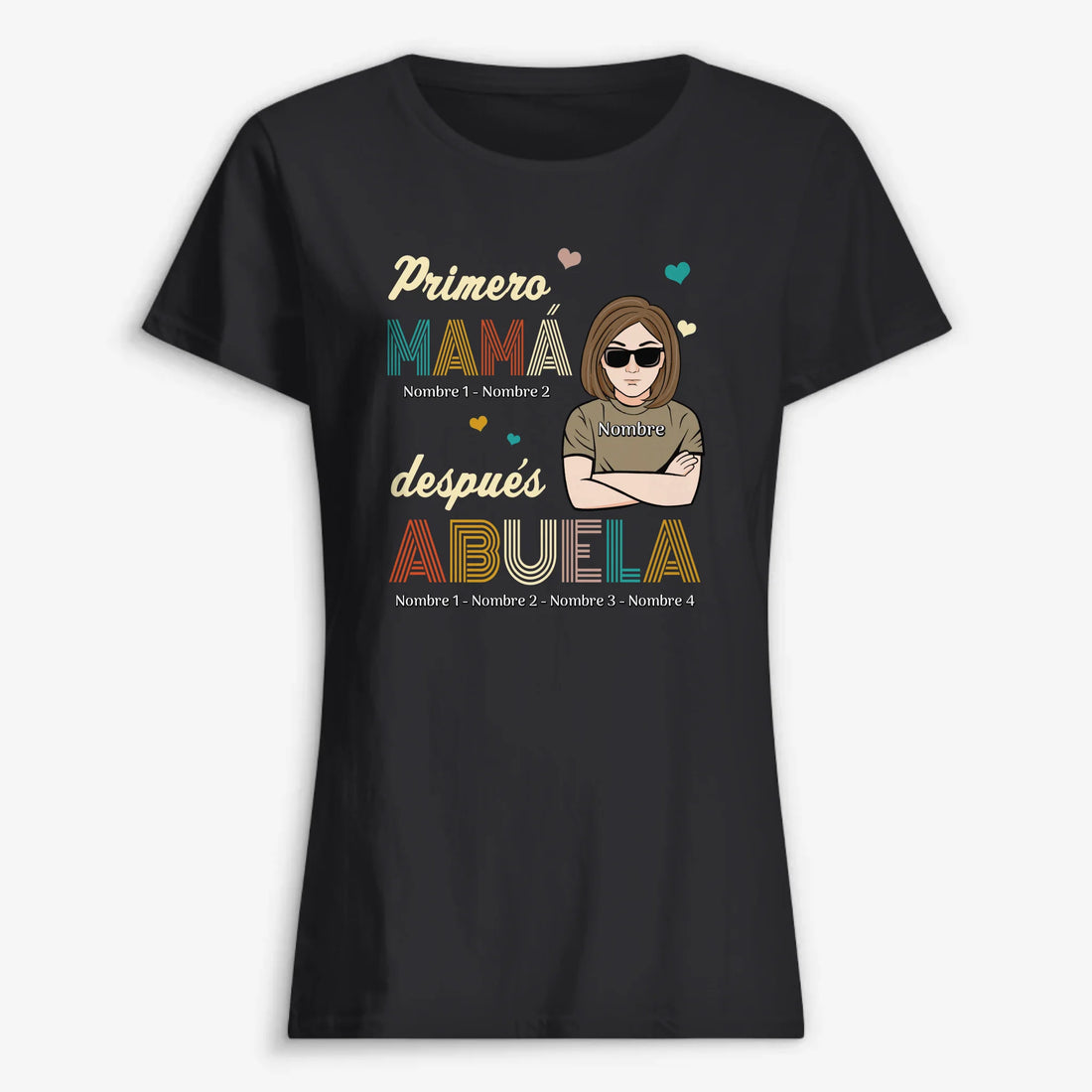 CLASSIC WOMEN T-SHIRT Front Dark