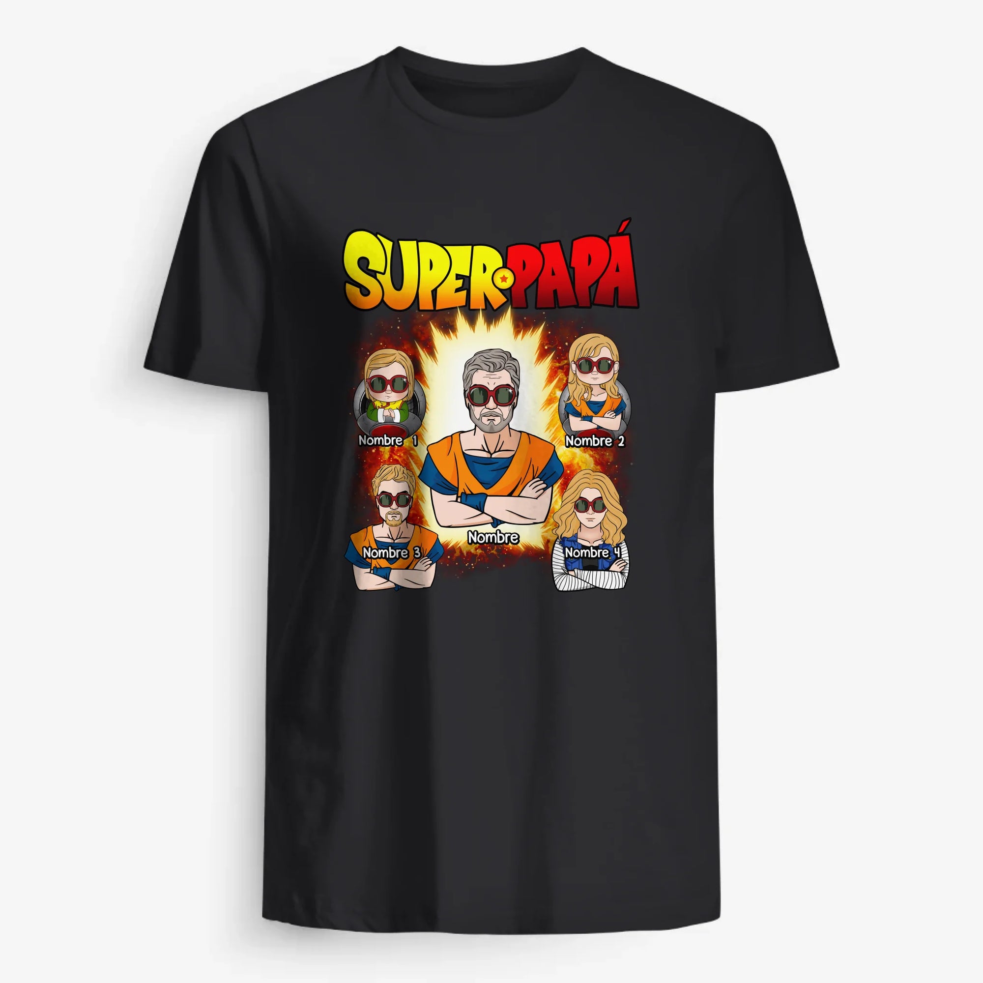 Personalizar Camisetas Para Papá| Super Papá DB