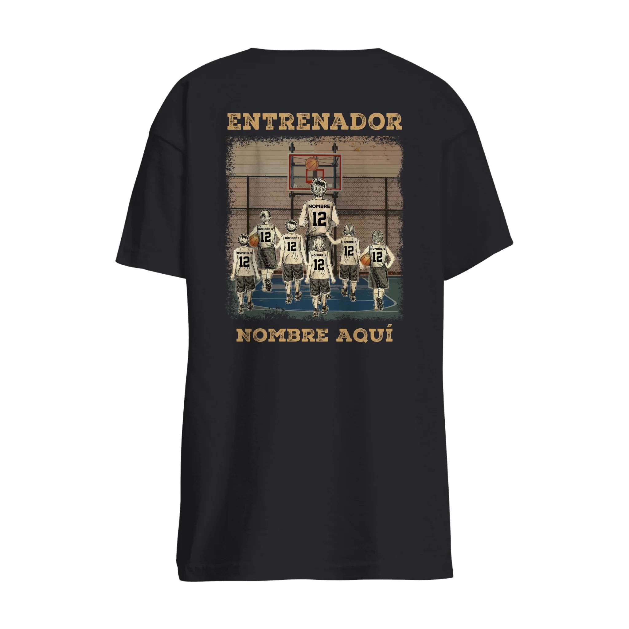 Personalizar Camisetas Para Entrenador | Entrenador De Baloncesto