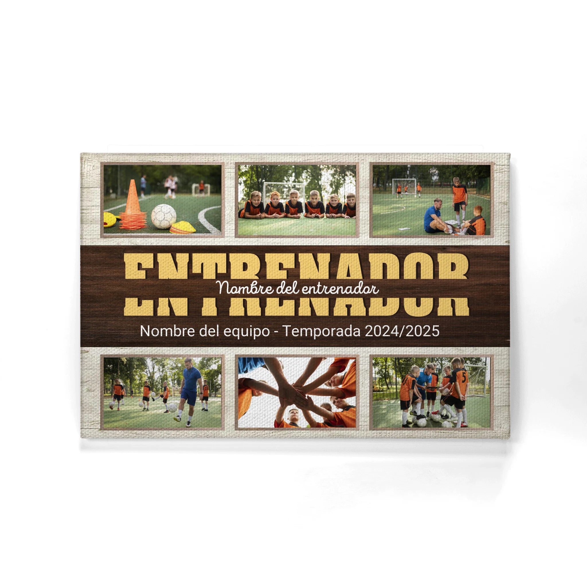 Personalizar regalo para Entrenador - Entrenador de fútbol baloncesto Lienzo