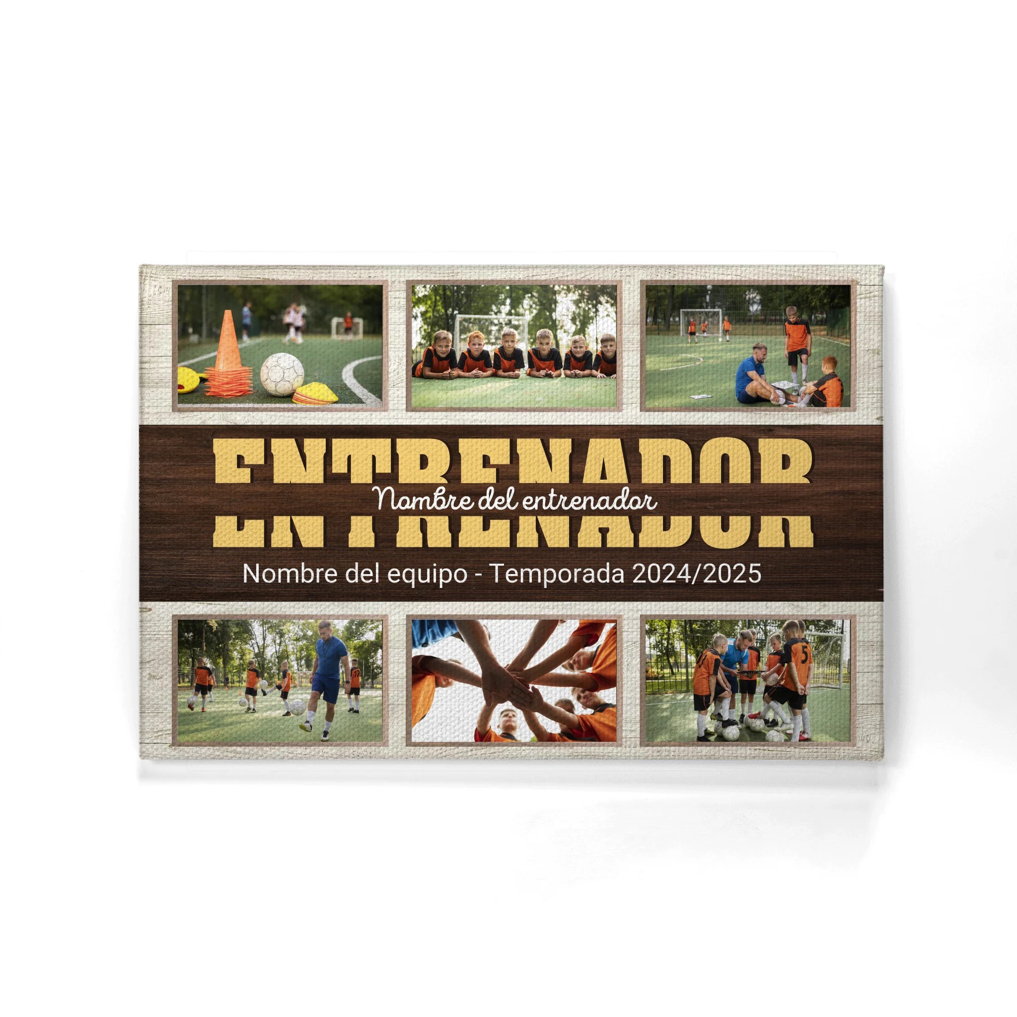 Personalizar regalo para Entrenador - Entrenador de fútbol baloncesto Lienzo