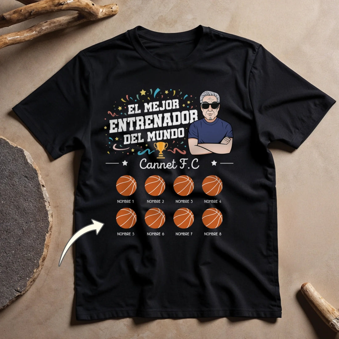 UNISEX T-SHIRT Front Dark