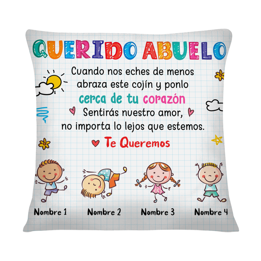 Cojines Personalizados Para Abuelo | Personalizado Regalo Abuelo | Querido Abuelo