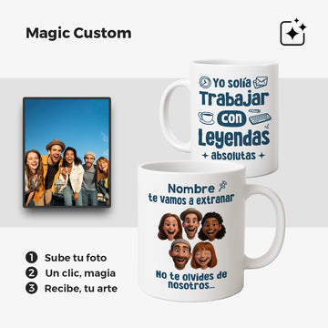 Personalized Regalo divertido jubilacion - Taza de un colega Trabajar con Leyendas absolutas
