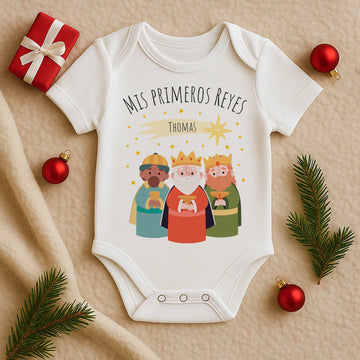Mis primeros Reyes - Body bebé personalizado con nombre
