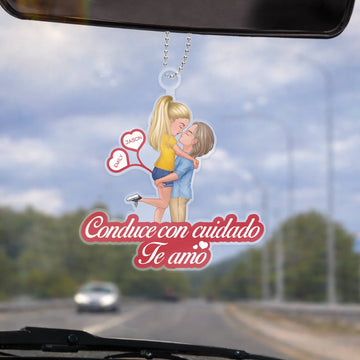 Llavero Acrílico para Parejas - Conduce con cuidado
Te amo - llaveros personalizados
