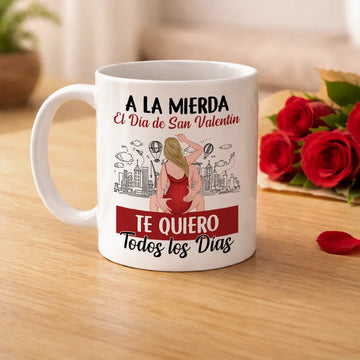Taza Personalizada para Parejas – I love you every day