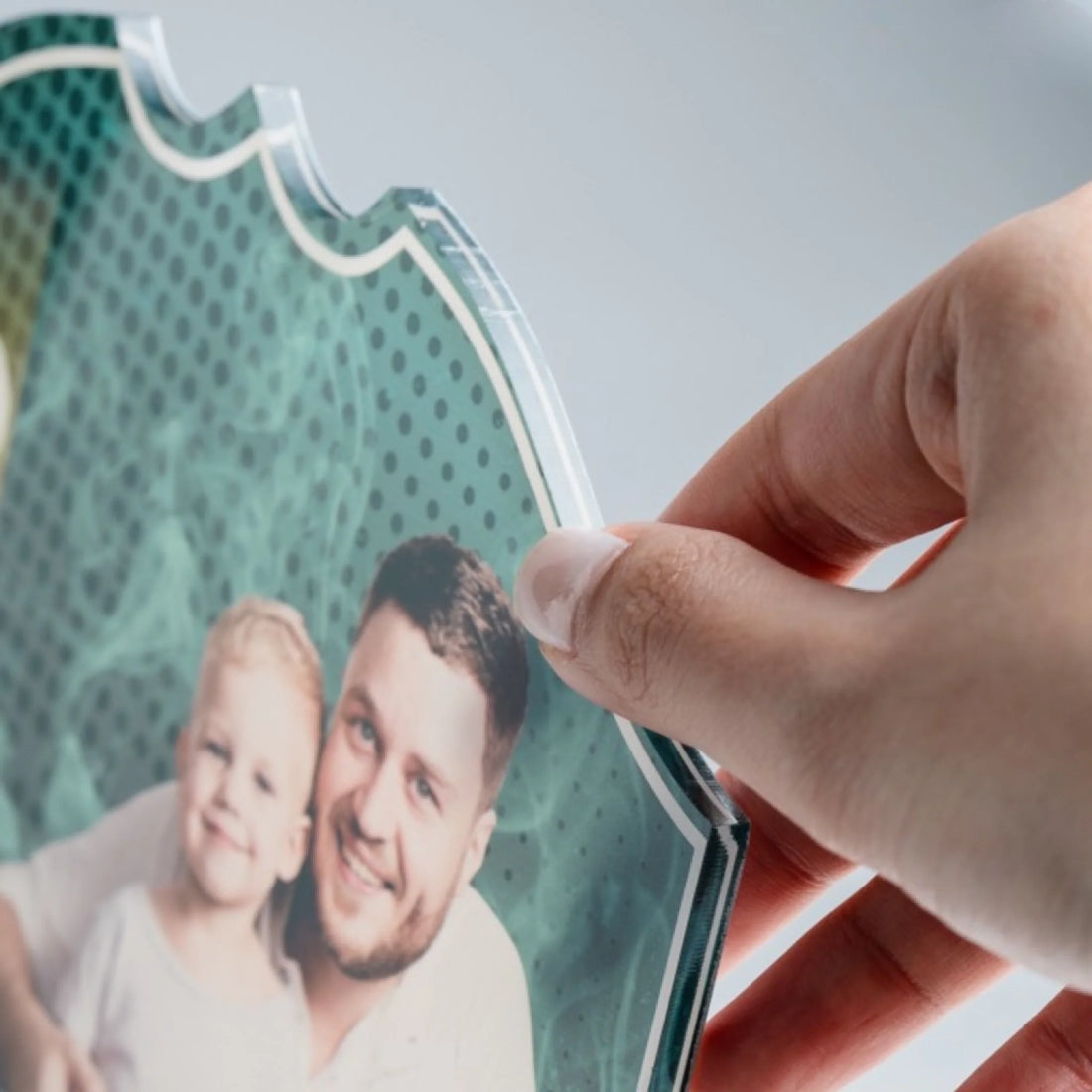 Acrylic Football Card Sign BASE A