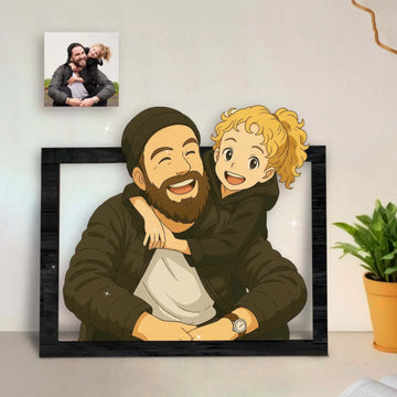 Cuadros personalizados en acrílico estilo anime para papá