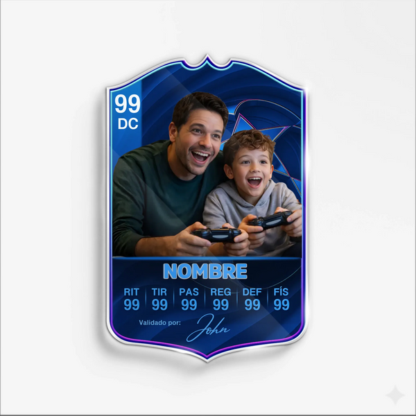 Acrylic Football Card Sign BASE A