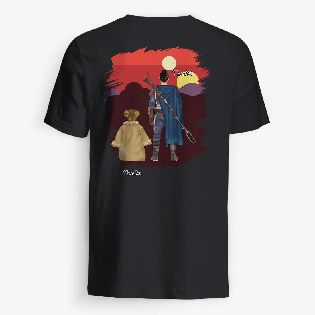 UNISEX T-SHIRT Back Dark