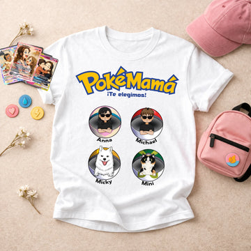 Camiseta de mujer personalizada regalo para Madre - PokéMamá