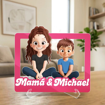 Cuadros personalizados en acrílico estilo dibujos animados 3D