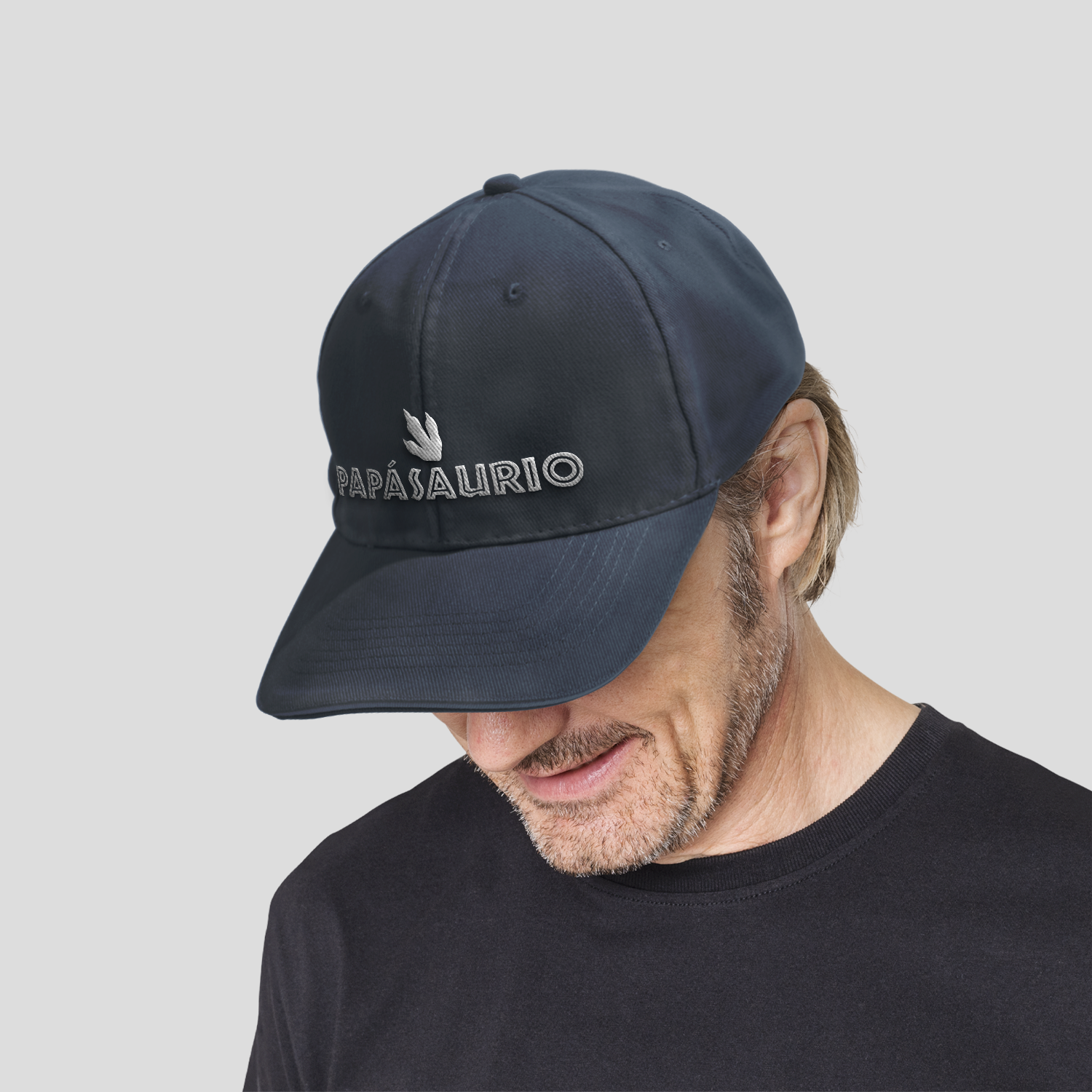 Papásaurio - Gorra vintage de algodón para papá