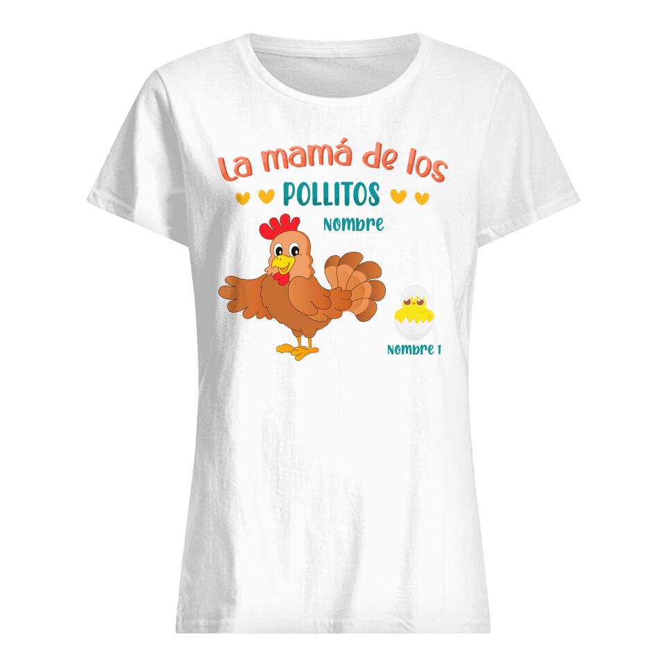 Personalizar Camisetas Para Mamá | Personalizado Regalos Para MADRE |La Mamá De Los Pollitos