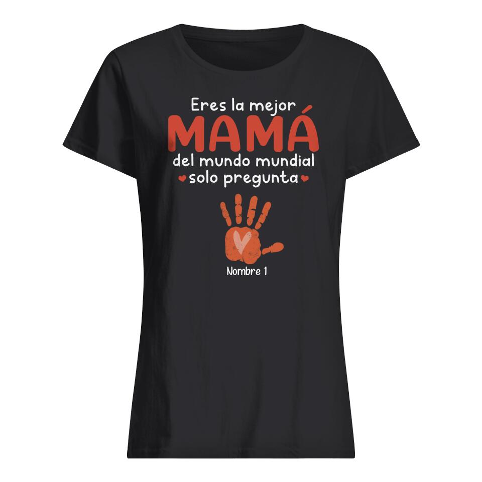Personnalisez des T-shirts pour maman | Cadeaux personnalisés pour maman | Tu es la meilleure maman du monde