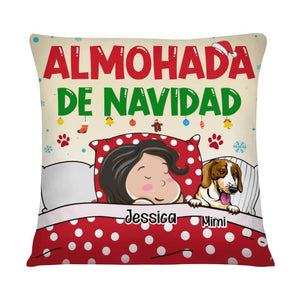 Cuscini personalizzati per gli amanti dei cani | Regali personalizzati per gli amanti dei cani | Cuscino natalizio