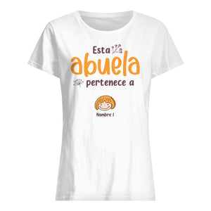 Personalizar Camisetas Para Abuela | Personalizado Regalos Para Abuela | Esta Abuela Pertenece A