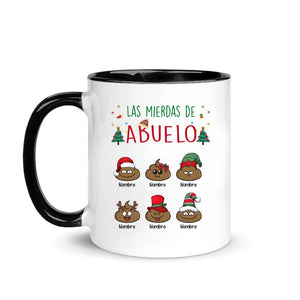 Taza Personalizada Para Papá/ Abuelo | Regalo de Navidad personalizado Para Padre/ Tata | Las mierdas de Papá/ Abuelo