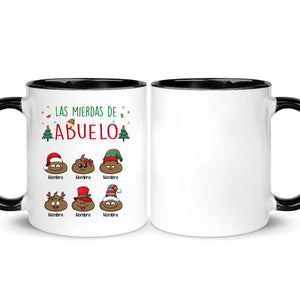 Taza Personalizada Para Papá/ Abuelo | Regalo de Navidad personalizado Para Padre/ Tata | Las mierdas de Papá/ Abuelo