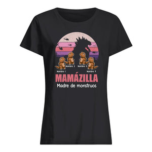 Personalizza magliette per la mamma | Regalo personalizzato per la mamma |Mamazilla Madre dei Mostri 