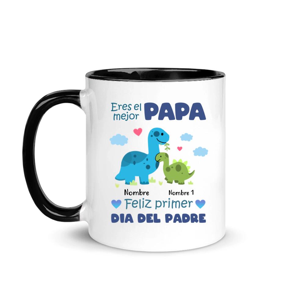 Tazza personalizzata per papà | Regalo personalizzato per papà | Papasaurus Sei il miglior papà per la festa del papà