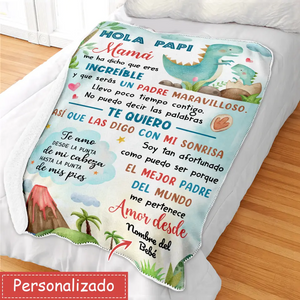 Personalizar Mantas Polar Para Papá | Personalizado Regalo Para Padre | Así que las digo con mi sonrisa