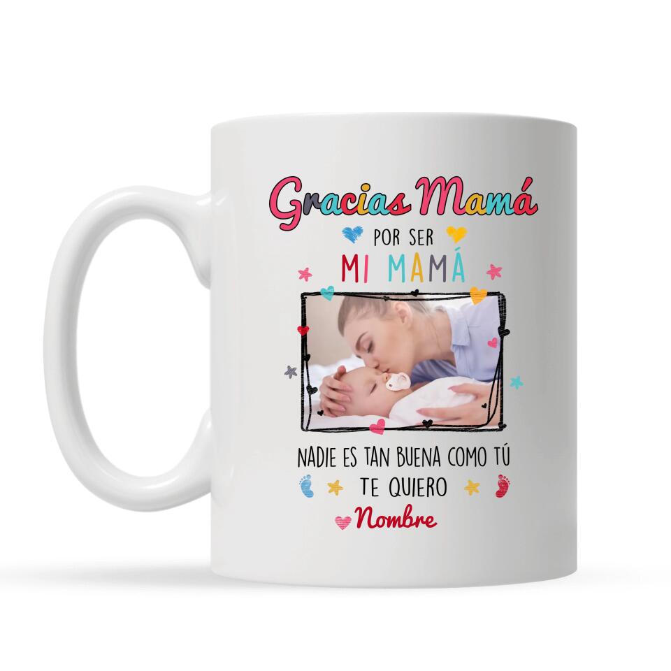 Tasse personnalisée pour maman | Cadeau personnalisé pour la mère | Merci maman d'être ma maman