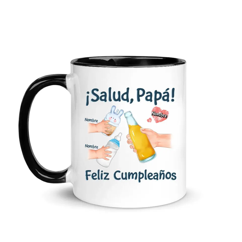 Taza Personalizada Para Papá | Regalo De Cumpleaños Para Padre | Feliz Cumpleaños